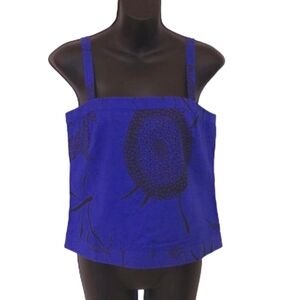 French Connection Relaxed Fit Cotton Print Sleeveless Top NEW- Sz. 6